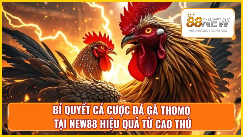 Mẹo cá cược đá gà thomo tại New88 được nhiều người áp dụng