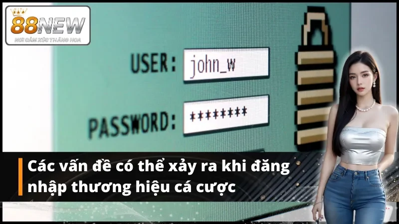 Các vấn đề có thể xảy ra khi đăng nhập thương hiệu cá cược