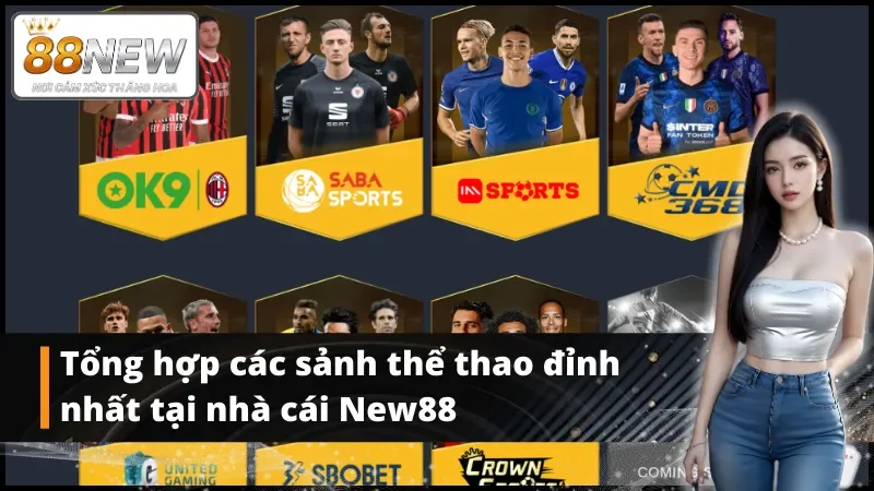 Tổng hợp các sảnh thể thao đỉnh nhất tại nhà cái New88