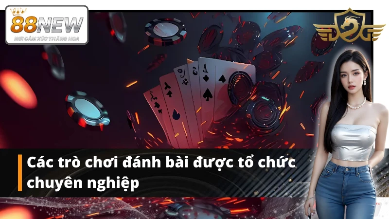 Đa dạng các trò chơi đánh bài tại sảnh game DG